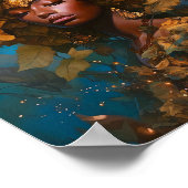 ひまわり女神ファンタジーアート ポスター (角)