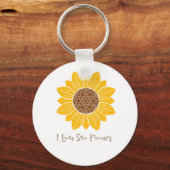 ひまわり好き キーホルダー (正面)