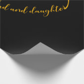 ひまわり好き |愛のパパと娘 ラッピングペーパー (角)