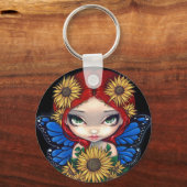 「ひまわり妖精」キーチェーン キーホルダー (正面)