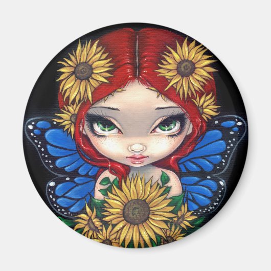 「ひまわり妖精」マグネット マグネット (正面)