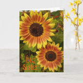 ひまわり姉妹カード カード (黄色い花)