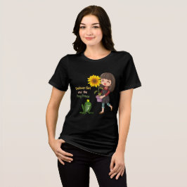 ひまわり娘とカエル王子 トライブレンドＴシャツ