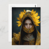 ひまわり娘 ポストカード (正面/裏面)