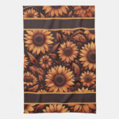 ひまわり季節 キッチンタオル (縦)