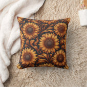 ひまわり季節 クッション (ブランケット)