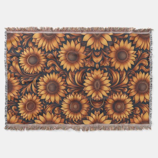 ひまわり季節 スローブランケット (正面)