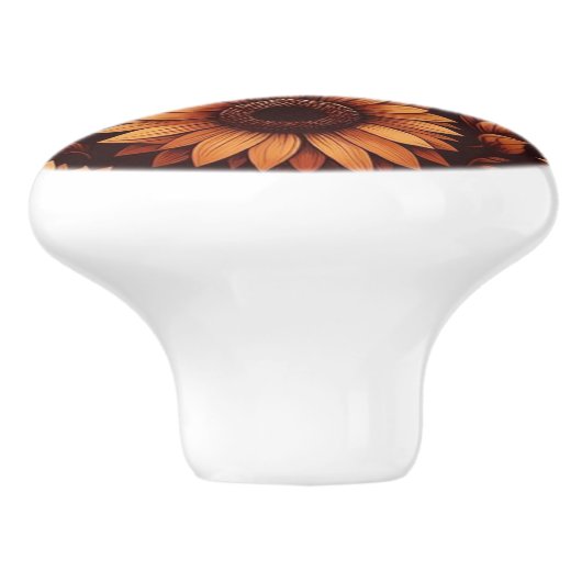 ひまわり季節 セラミックノブ (側面)