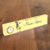 ひまわり宇宙飛行士机用ネームプレート デスクネームプレート (側面)