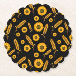 ひまわり小麦 ペーパーコースター
