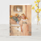 ひまわり少女1893 カード (黄色い花)