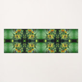 ひまわり展開抽象芸術 ヨガマット (裏面(横))