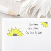 ひまわり差出人住所ラベル ラベル (インサイチュ)