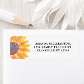 ひまわり差出人住所 ラベル (インサイチュ)