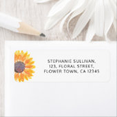 ひまわり差出人住所 ラベル (インサイチュ)