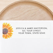 ひまわり差出人住所 ラベル