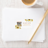 ひまわり市場のブライダルシャワー住所 ラベル (インサイチュ)