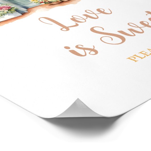 ひまわり市場ブライダルシャワー愛は甘い ポスター (角)