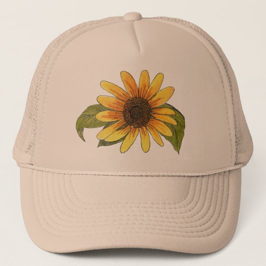 ひまわり帽子 キャップ (正面)