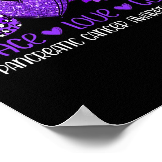 ひまわり平和ラブラブ膵臓がん認識度R ポスター (角)