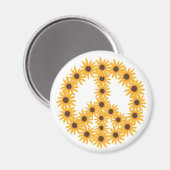 ひまわり平和標識磁石 マグネット (正面/裏面)