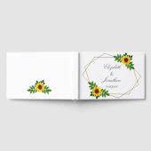 ひまわり幾何結婚図形 ゲストブック (全面)