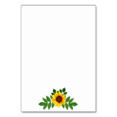 ひまわり幾何結婚図形 テーブルナンバー (裏面)