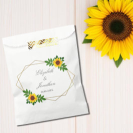 ひまわり幾何結婚図形 フェイバーバッグ