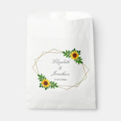 ひまわり幾何結婚図形 フェイバーバッグ (正面)