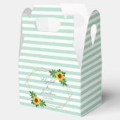 ひまわり幾何結婚図形 フェイバーボックス (オープン)