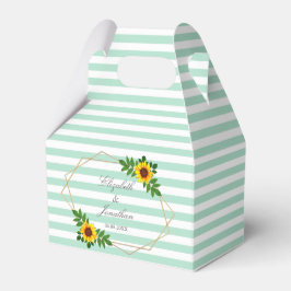 ひまわり幾何結婚図形 フェイバーボックス