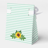 ひまわり幾何結婚図形 フェイバーボックス (裏面サイド)