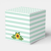 ひまわり幾何結婚図形 フェイバーボックス (裏面サイド)