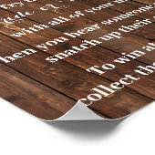 ひまわり座ひまわりブライダルシャワーのゲームの標識を付ける ポスター (角)