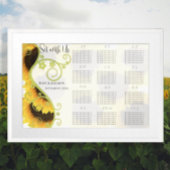 ひまわり座席表 ポスター