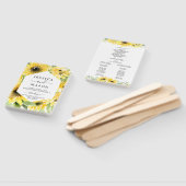 ひまわり庭園の結婚式扇風機 ハンドファン (組立なし)