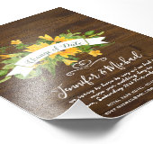 ひまわり延期日変更プラン注意 フォトプリント            (角)