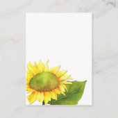 ひまわり式披露宴エンクロージャカード エンクロージャーカード (裏面)