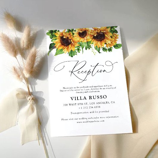 ひまわり式披露宴エンクロージャカード エンクロージャーカード