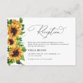 ひまわり式披露宴エンクロージャカード エンクロージャーカード (正面)