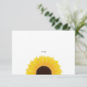 ひまわり式RSVPカード 出欠カード (スタンド正面)