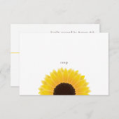 ひまわり式RSVPカード 出欠カード (正面/裏面)
