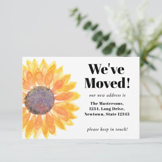 ひまわり引っ越しましたの移動告知 (スタンド正面)