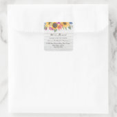 ひまわり引っ越しました |住所の変更 スクエアシール (バッグ)