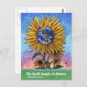 ひまわり引用文 ポストカード (正面/裏面)