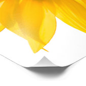 ひまわり引用文「花は幸せ」 フォトプリント            (角)