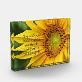 ひまわり強さ フォトブロック (左)