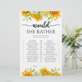 ひまわり彼女はむしろブライダルシャワーゲーム (スタンド正面)