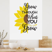 ひまわり恋人 |お客様の成長に合わせて拡張 ポスター (キッチン)