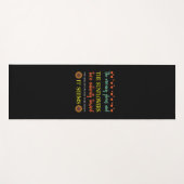 ひまわり恋人 |ひまわりの花が自然に変わる ヨガマット (正面(横))